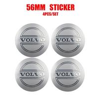 4 vnt. 56 mm automobilio ratlankio centrinės apdailos emblemos lipdukas Volvo Rdesign Xc60 Xc90 V40 V60 S60 V50 V90 S80 C40 XC40 V70 XC70 priedams For Volvo