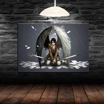 Cuadros Anime Attack On Titan Plakatas Sienos Art Decor Paveikslėlis Drobės lipdukas HD spausdinti paveikslai svetainei Levi Ackerman 20x35cm*2  20x45cm*2  20x55cm*1