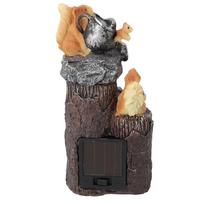 Gyvūno Lempa Sodo Apšviesta Skulptūra Sodo Ornamentas Squirrel-Solar