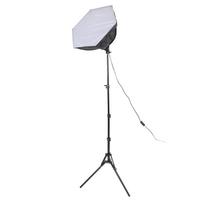 Softbox Lighting Kit Continuous Lighting Kit Professional Foldable Hexagonal Softbox Photography US Plug