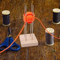 Umbrella Rope Ball Braiding Tool Paracord Wood Base Stable DIY Crafts Lightweight Multifunction