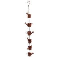 Virdulys Lietaus Grandinė Elegantiška Stabili Metalinė Kabanti Virdulio Lietaus Grandinė Sodo Meno Dekoravimui