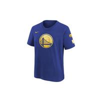 Nike X NBA Kolaboracija Golden State Warriors Paprasti Kasdieniai Kvėpuojantys Patogūs Marškinėliai Trumpomis Rankovėmis Vaikų Viršūnės Dodger-Blue 3Z2B7NBBM-WAR XL