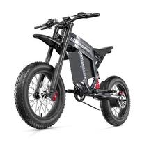 SHENGMILO S900 Pilnos pakabos elektrinis kalnų dviratis su 60V30Ah baterija juoda