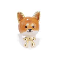 Cute Shiba Inu Brooch Female Design Advanced Sense Pin Anti-light Buckle Corsage Fixed Clothes