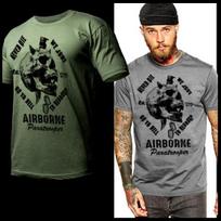 Oro desantininkas Karinis kovotojas Veteranas Pėstininkų Specialiosios Operacijos Oro Šturmo Marškinėliai Unisex T-shirt L