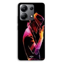 Case For Xiaomi Redmi Note 13 4G Michael Jackson colorful Maniacase juoda