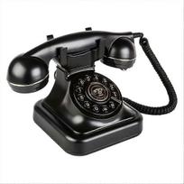 Retro stacionarus telefonas, senamadiški vintažiniai stacionarūs telefonai su klasikiniu metaliniu skambučiu Retro Telepho