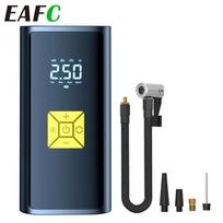 EAFC 6000mAh Portable Wireless Car Air Pump 150PSI Air Compressor with LED Light Tire Inflator Power Bank Car Motorcycle Ball