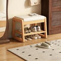 Modern Shoe Changing Stool, Solid Wood Shoe Rack, Long Sitting Stool, Shoe Storage Cabinet, Storage Rack, Entrance Shoe Stool