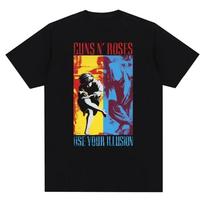 Hot Sale Guns N Roses Classic Poster Graphic Print T-shirt Men Women Streetwear Harajuku Fashion Cotton Loose Casual Oversized Top Summer New Tee 4XL