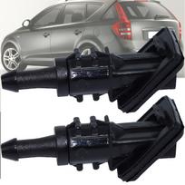 2x priekinio priekinio stiklo priekinio stiklo langų valytuvo ploviklio purškimo antgalių purkštukų komplektas, priedai 986301H510, skirtas Kia Cee'd Ceed 2006–2012 m. juoda