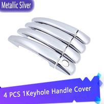 Skirta Daihatsu Terios Bego Eco Wild J200 F400 2006–2016 Chrome automobilio durų rankenos dangtelio apdailos komplektas. Metallic Silver 4pcs