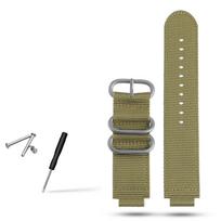 Klasikinis 24*16mm Išgaubtas Metalinis Žiedas Vyriškas Nailoninis Laikrodžio Dirželis TIMEX T2N721 T2N720 TW2T76500 TW2T76300 Sportinis Kvėpuojantis Drobės Laikrodžio Dirželis 24.16mm