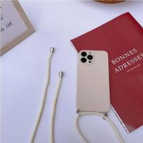 „Xiaomi Poco X7 Pro“ minkštas dirželis per petį, karoliai, grandinėlė, TPU dėklas, skirtas „Poco X7pro“, „PocoX7pro“, „Redmi Turbo 4“ silikoninis dėklas. POCO X7 Pro balta