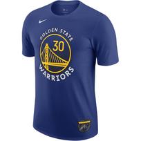 Nike X NBA Collaboration Golden State Warriors Stephen Curry Select Series Comfortable Soft Stylish Short Sleeve T-Shirt Men tops Rush-Blue HQ1317-495 2XL