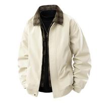 Fake Two-piece Jacket Men's Lapel Spring Suit New Men's Slim American Retro Youth Jacket Plus Size M