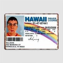 Mclovin Padirbtas ID Metalinis Ženklas Sieninė Tapyba Garažo Klubo Dizainas Plokštelės Skardinis Ženklas Plakatas 20x30cm