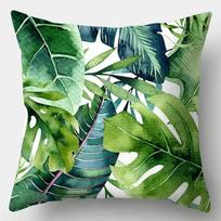 Sofa paprasta pagalvės užvalkalas su tropinių augalų raštu dekoratyvinis pagalvės užvalkalas svetainei prabangi meno namų,(3) 30x30cm