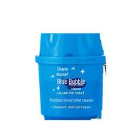 Blue Bubble tualeto valiklis: Koncentruotas aromaterapinis dezodorantas gaiviam vonios kambariui 1pc mėlyna