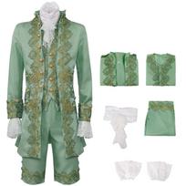 Apranga Vyriška Viduramžių Teismo Rokoko Viduramžių Cosplay Kostiumas Retro Helovino Kostiumas S gray
