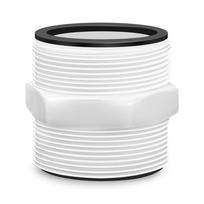 Naujas PVC baseino žarnos jungties adapteris 1,5 colio baltas dvigubo išėjimo valdymas Baseino žarnos jungtis Colemans balta