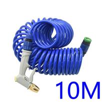 Garden car wash Water Gun Hose Nozzle With EVA Spring Tube Garden irrigation sprinkler Mutifunctional Water Sprayer Kit
