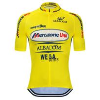 Vasarinis kvėpuojantis 2026 Marco Pantani geltonas dviratininko aprangos komplektas Retro komanda Mercatone Uno Vasariniai kvėpuojantys MTB dviračių drabužiai Ropa Ciclismo GEL paminkštintas XS