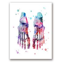 „Pasidaryk pats“ deimantų tapybos pėdų rinkinys „Skeleton Mosaic Art“ deimantinis siuvinėjimas tapyba Medicinos biuro „Deco“ 20X30CM