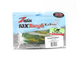 Zman Minkštas masalas kvepiantis PaddlerZ 4 colių 5 / Pack Gitter Done (4691)