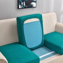 Vandeniui atsparus Seersucker sofos sėdynės pagalvėlės užvalkalas Storas fotelio užvalkalas Stretch Decor sofos užvalkalai universalioms sofoms Svetainė Normal Size (S)-1pc