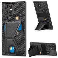Applicable To Samsung Galaxy S25 Ultra Card Mobile Phone Case K-shaped Bracket Anti-drop SamsungA55 Protective Case Samsung S25 Ultra juoda