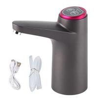 Automatic Water Dispenser USB Electric Water Bottle Pump for Camping Household Black Bulit in