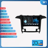 Ossuret Carplay 4G Android 13 Automobilio radijas Ford S-Max 2007 - 2015 Automatinis oro kondicionierius Multimedia Vaizdo grotuvas GPS 2din Autoradio Išmanusis ekranas Bluetooth RDS W1 8Core 2G 32G