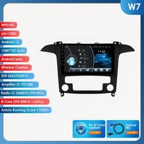 Ossuret Carplay 4G Android 13 Automobilio radijas Ford S-Max 2007 - 2015 Automatinis oro kondicionierius Multimedia Vaizdo grotuvas GPS 2din Autoradio Išmanusis ekranas Bluetooth RDS W7 8Core 6G 128G,AI
