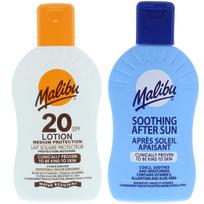 Malibu SPF20 Waterproof 200ml balm + 200ml tanning balm