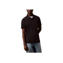 Calvin Klein Comfortable Casual Minimalist Short Sleeve Polo Shirt Men tops Black 40QM277-001 L black