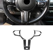 Anglies pluošto išvaizdos automobilio vairo apdaila BMW F22 F30 F32 F10 F15X5 M Sport