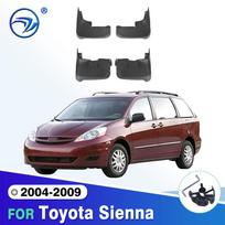 For Toyota Sienna 2004-2009 2005 2006 2007 2008 Without Running Boards Fender Mudflaps Splash Guards  Mudguards Mud Flaps car 2004-2009