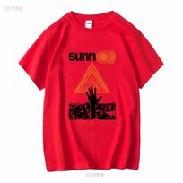 Sunn O WHITE T Shirt Men Size Cotton zz1043 long or short sleeves vintage Washed Stylish Breathable Casual graphic fashion S