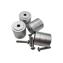 Aluminum PC Chassis Amplifier Feet Shock Absorbing Amplifier Pad Heat Dissipation Increased Height Stand Base sidabras