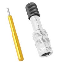 Aluminum Alloy Bike Fork Valve Adapter Schrader Air Fork Inflatable Valve Adapter Air Rear Shock Absorber A/V Universal sidabras
