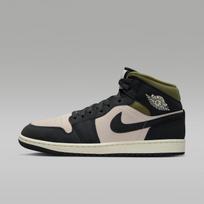 Jordan 1 Mid SE Off Noir Medium Olive 43 black