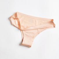 Thong Women's Ice Lingerie Silk Seamless Women's Underwear Sexy Knickers Solid Color Low Waist Panties M
