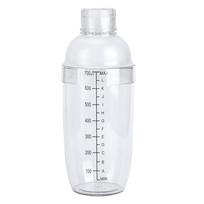PC Cocktail Shaker with Scale Milk Teapot Juices Wine Plastic Cup for Home Bar Store700ml