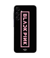 Case For Samsung Galaxy A15 Blackpink VIP Tickets Blackpink logo Front black Maniacase juoda