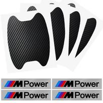 Car Door Sticker Carbon Fiber Scratches Auto Handle Protection Film For BMW M E34 E36 E60 E90 E46 E39 E70 F10 F20 F30 X5 X6 X1 M3 M5 M6 E71 F01 F87 juoda
