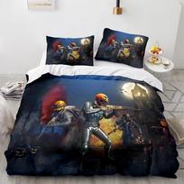 PUBG Patalynės Komplektas Viengulis Twin Pilnas Queen King Dydis Žaidimas PUBG Patalynės Komplektas Suaugusiems Vaikams Miegamojo Antklodės Užvalkalų Rinkiniai 3D Spausdinimas Vyrai Moterys 034 70x133cm 3pcs