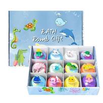 Surprise Bath Bombs Set with Hidden Toys Inside, Bath Salt Balls, Relaxing Gift for Kids & Adults