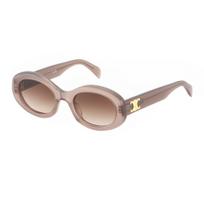 Celine madingi ovalūs akiniai nuo saulės Moteriški akiniai nuo saulės CL40194U-45F Eyeglass Case/Eyeglass Pouch+Box